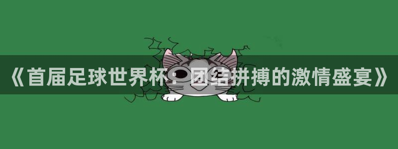 美国世界杯:《首届足球世界杯:团结拼搏的激情盛宴》